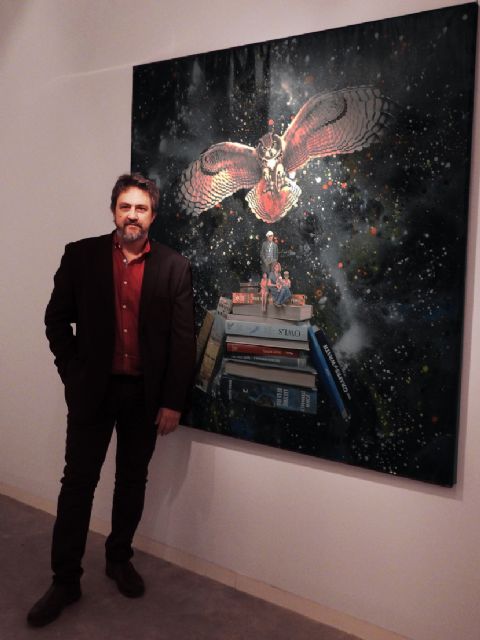 El pintor Antonio Tapia ofrece una última visita guiada en la clausura de su exposición en la Fundación Pedro Cano - 1, Foto 1