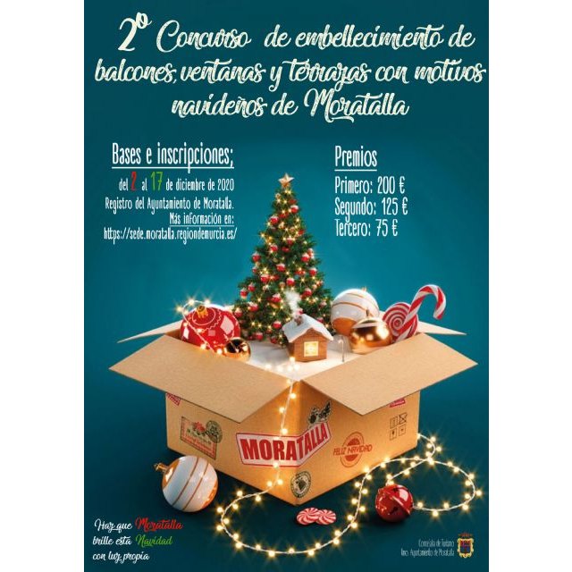 El Ayuntamiento de Moratalla ha convocado el 2° Concurso de embellecimiento navideño de balcones, ventanas y terrazas - 1, Foto 1