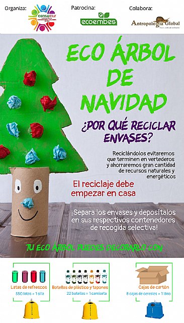CONSUMUR invita a instalar un Eco Árbol de Navidad para fomentar el reciclaje entre los más pequeños - 1, Foto 1