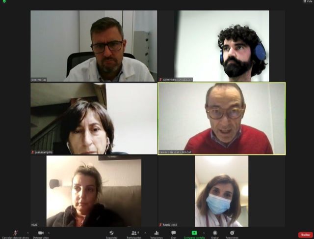 Tres hospitales de la Región participan en un encuentro virtual de afectados por cáncer de pulmón - 1, Foto 1