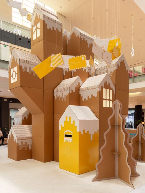 Cartonlab dise&ntilde;a y construye un poblado nevado de 7 metros de altura en Nueva Condomina - 3, Foto 3