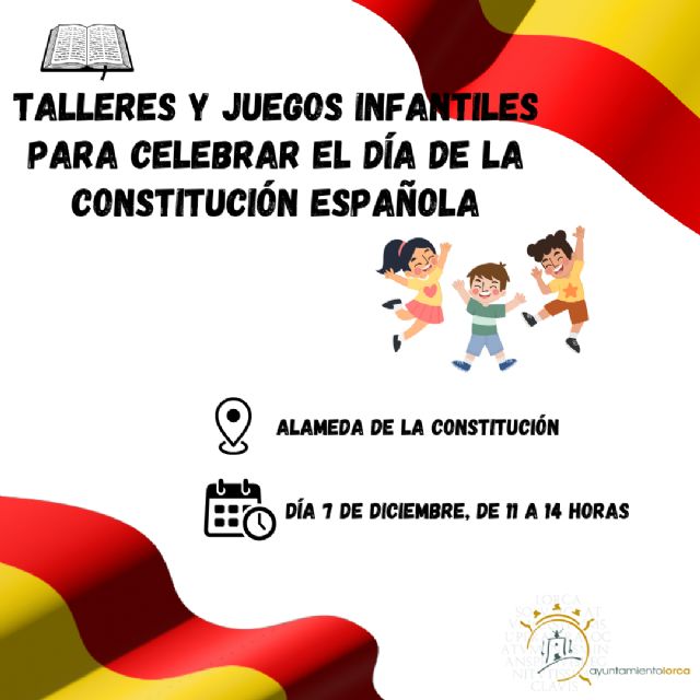 Lorca celebra este sábado el Día de la Constitución Española con talleres y juegos infantiles - 2, Foto 2