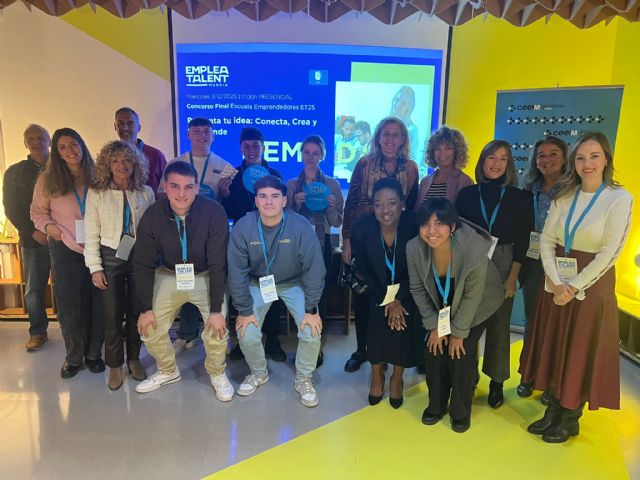 Álvaro Sánchez (Key Health App), Adrián López (Cognify) y Mariana Saavedra (Nexus – Escuela Editorial) ganan el Concurso Emplea Talent Murcia-Demo Day 2025 - 3, Foto 3