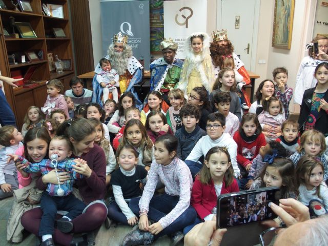 Los Reyes Magos visitan el Colegio de Periodistas de Murcia - 1, Foto 1