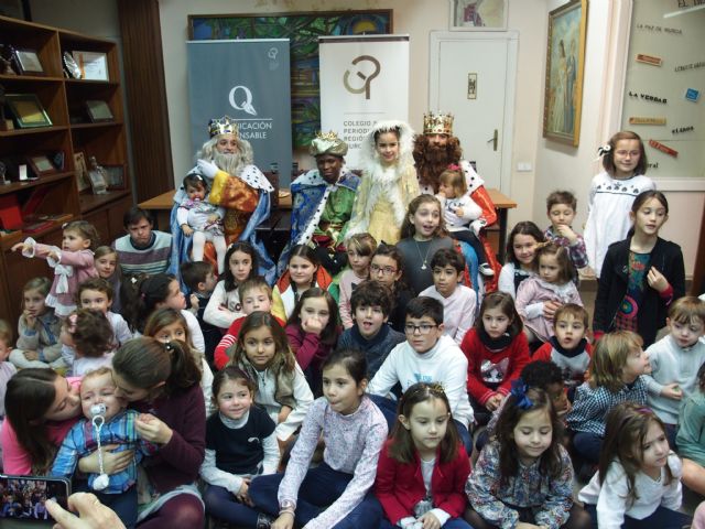 Los Reyes Magos visitan el Colegio de Periodistas de Murcia - 2, Foto 2