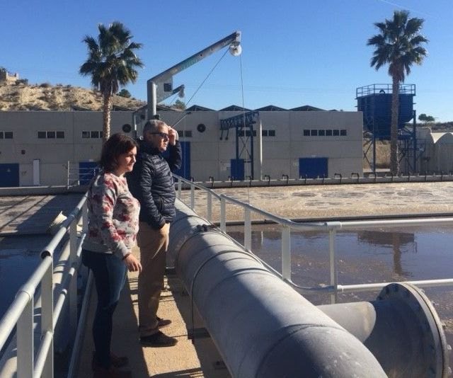 Obras de mejora en la Estación Depuradora de Aguas Residuales de Cieza - 1, Foto 1