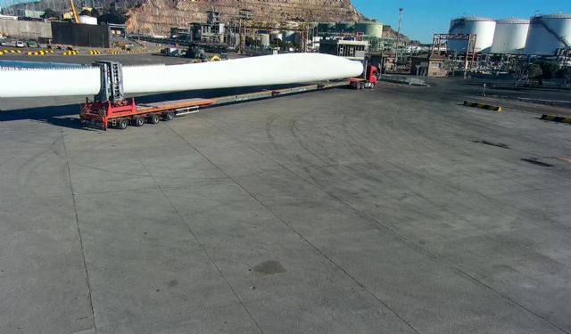 El Puerto de Cartagena consolida el tráfico de piezas eólicas en 2020y avanza hacia la exportación a América con 50 piezas en los primeros días de 2021 - 2, Foto 2