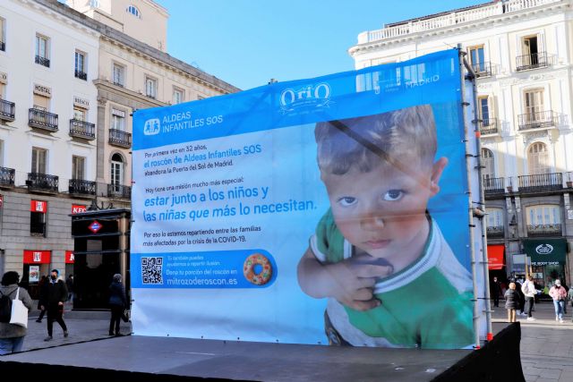 El Roscón de Reyes de Aldeas Infantiles SOS abandona la madrileña Puerta del Sol y se reparte entre los niños y las niñas más vulnerables - 2, Foto 2