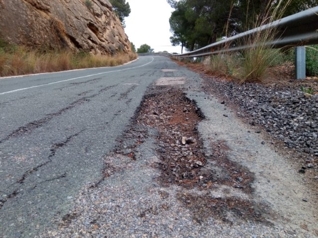 El Pleno solicita a la CARM iniciar las obras de arreglo de la RM-515 este año, Foto 1