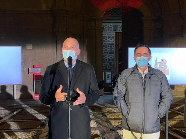La Torre de la Catedral de Murcia se ilumina en la Navidad del 500 aniversario de su construcción - 3, Foto 3