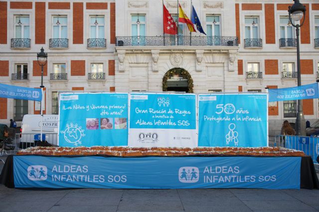 La 34&ordf; edición del Roscón de Reyes de Aldeas Infantiles SOS llega a la Puerta del Sol - 2, Foto 2