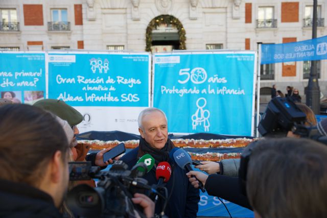 La 34&ordf; edición del Roscón de Reyes de Aldeas Infantiles SOS llega a la Puerta del Sol - 3, Foto 3