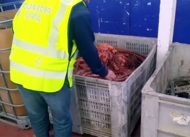 La Guardia Civil desmantela un grupo criminal dedicado al robo de cobre en Jumilla - 1, Foto 1