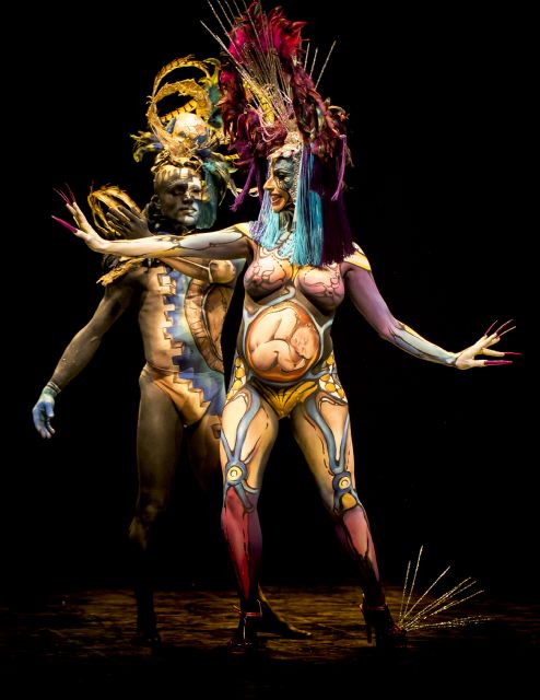 La creatividad del Carnaval de Águilas queda patente en el XVIII Concurso de Trajes de Papel y Maquillaje Corporal - 1, Foto 1