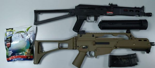 La Policía Local de Cartagena interviene dos armas de aire comprimido - 1, Foto 1