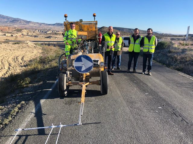 Restituidas las condiciones de seguridad de la carretera que conecta Librilla con la Puebla de Mula - 1, Foto 1