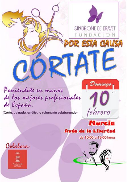 Más de 50 profesionales de toda España cortarán el pelo el domingo en Murcia a favor de la Fundación Síndrome de Dravet - 1, Foto 1