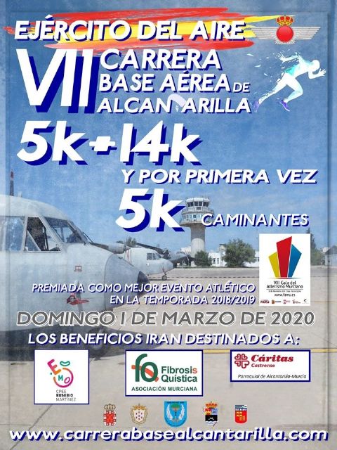 Este viernes, presentación de la VII Carrera Base Aérea de Alcantarilla - 1, Foto 1