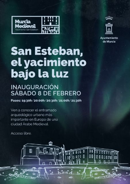 El Yacimiento de San Esteban se enciende el sábado con un recorrido audiovisual de luz y sonido - 1, Foto 1