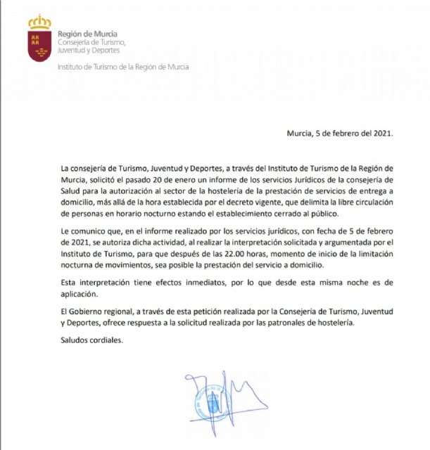 Salud autoriza el servicio a domicilio de la hostelería a partir de las 22:00 horas - 2, Foto 2