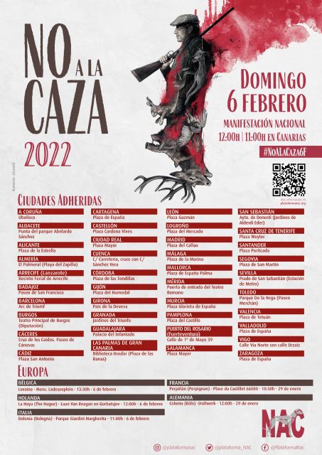 Manifestación no a la caza el domingo 06 de febrero de 2022 - 1, Foto 1