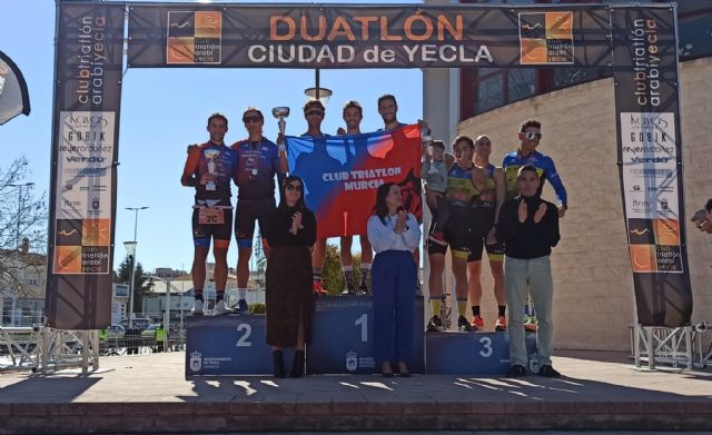 Yecla corona a Triatlón Guerrita Alcantarilla y Murcia Unidata como campeones regionales de duatlón por relevos - 2, Foto 2