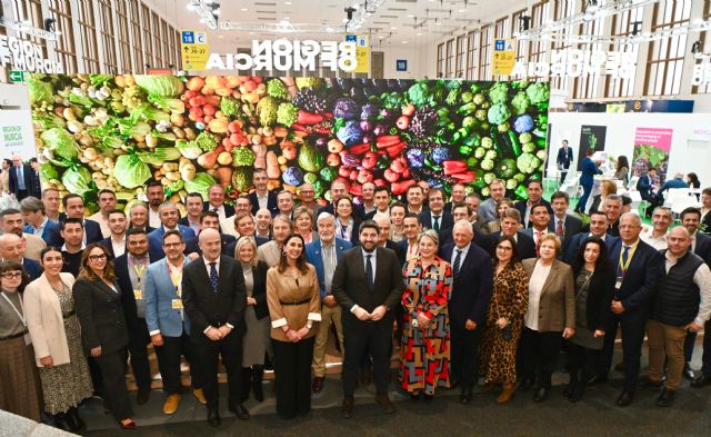 López Miras destaca a la Región como principal potencia agroalimentaria de Fruit Logística con 3.500 millones de euros en exportaciones - 1, Foto 1