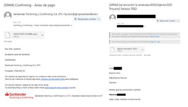 Repsol y Banco Santander, las últimas víctimas de una oleada de correos fraudulentos con malware - 2, Foto 2