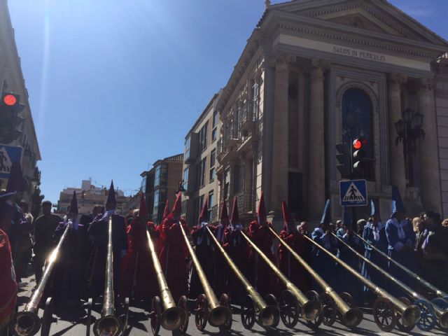 Bocinas, tambores y heraldos anuncian a los murcianos la llegada de la Semana Santa - 3, Foto 3