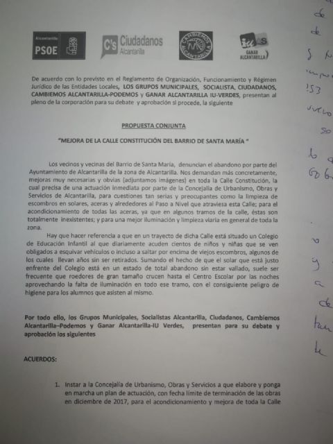 PSOE: El PP de Alcantarilla suma dos años sin ejecutar una moción para mejorar el tránsito por una avenida compartida con Javalí Nuevo - 2, Foto 2