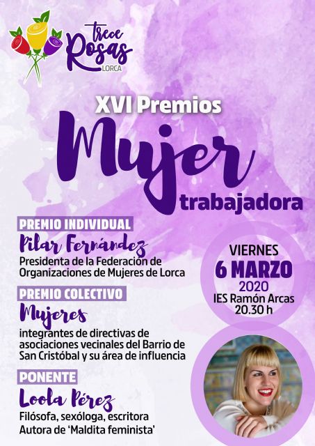 Pilar Fernández y las mujeres directivas de las asociaciones vecinales del Barrio y su entorno, premios Trece Rosas 2020 - 1, Foto 1