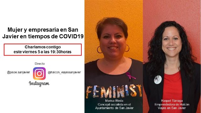 El PSOE de San Javier organiza por el Día de la Mujer Trabajadora una charla en Instagram con una emprendedora local - 1, Foto 1