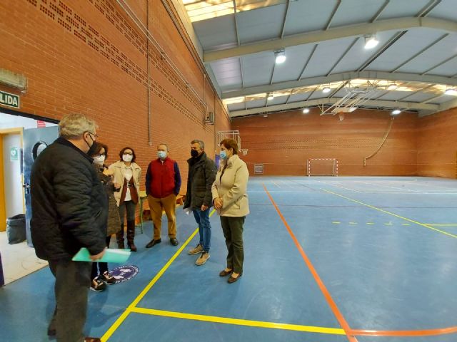 La Inspección de Centros Sanitarios autoriza el uso del pabellón deportivo Jorge Bera como espacio de referencia para la vacunación de la población general en el municipio de Caravaca - 2, Foto 2