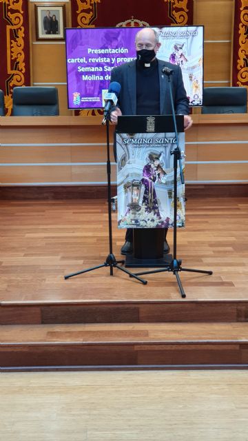 El Cabildo Superior de Cofradías y el Ayuntamiento de Molina de Segura presentan el cartel, la revista y el programa de la Semana Santa 2021 - 2, Foto 2