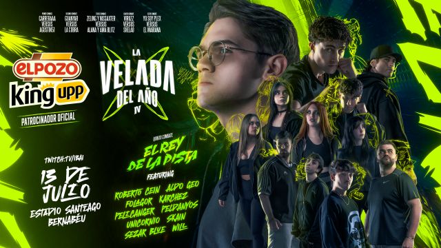 ElPozo King Upp renueva su apoyo como patrocinador de La Velada del Ao, organizada por Ibai Llanos, Foto 1