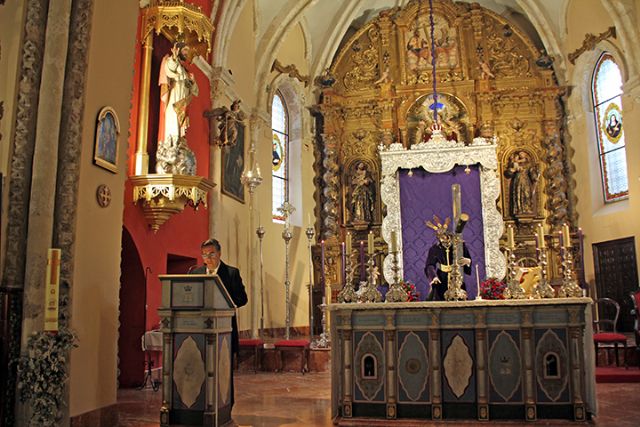 Religión . Sevilla .El 25 de febrero, Ntro. Padre Jesús Nazareno se exponía en veneración antes sus fieles y devotos en la Iglesia Parroquial de Sta. María de la Asunción de Alcalá del Río - 1, Foto 1