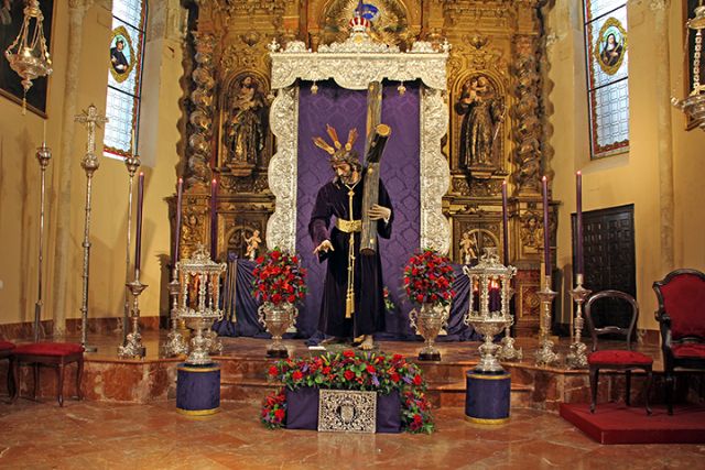 Religión . Sevilla .El 25 de febrero, Ntro. Padre Jesús Nazareno se exponía en veneración antes sus fieles y devotos en la Iglesia Parroquial de Sta. María de la Asunción de Alcalá del Río - 5, Foto 5