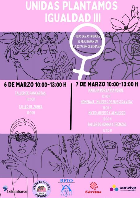 Unidas plantamos igualdad - Conmemoración del 8M en Beniaján - 1, Foto 1
