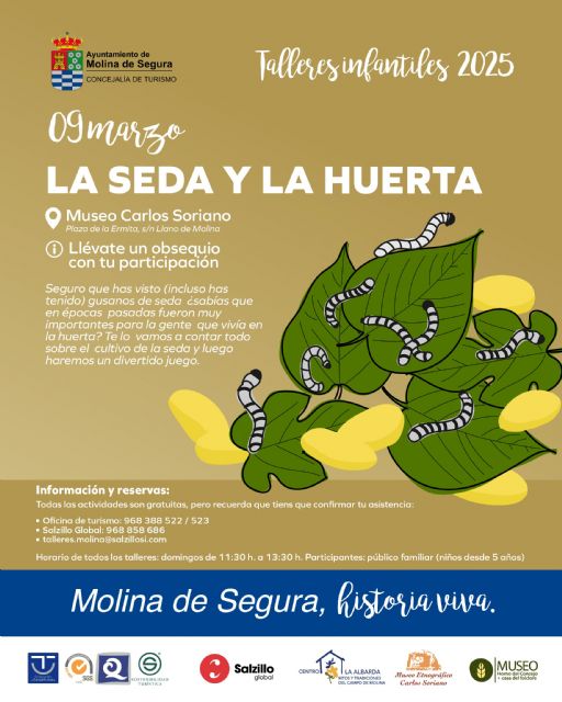 La Concejalía de Turismo organiza el taller La seda y la huerta en el Museo Etnográfico Carlos Soriano de la pedanía El Llano el domingo 9 de marzo - 1, Foto 1
