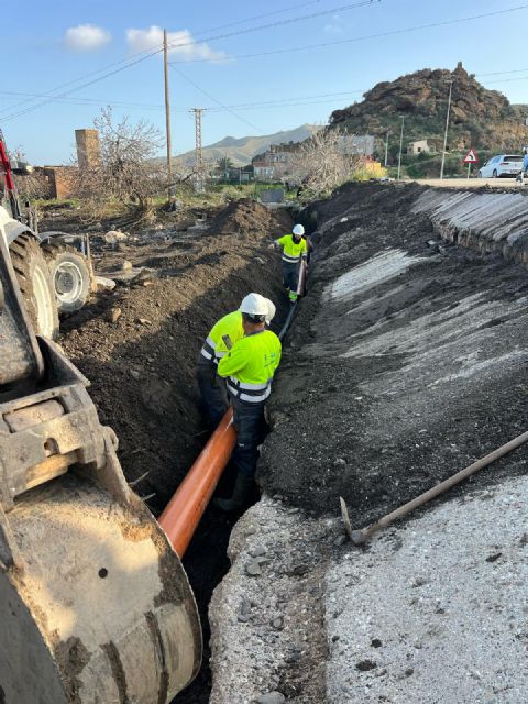 El Ayuntamiento de Lorca finaliza la reparación de la red de agua potable en Ramonete tras las averías causadas por las lluvias - 1, Foto 1