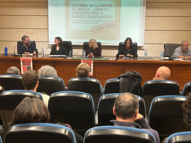IU-Verdes reúne a sindicatos, colectivos y fuerzas políticas para defender la Vivienda digna por derecho en Murcia - 5, Foto 5