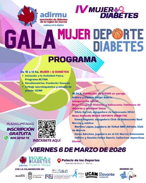 ADIRMU celebra el IV edición de “Mujer + Q Diabetes” con una jornada dedicada al deporte y la salud en el Día Internacional de la Mujer - 2, Foto 2