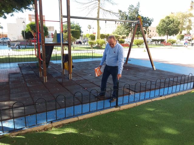 Ciudadanos exige la revisión de la seguridad del parque infantil de Las Yucas en Águilas - 1, Foto 1