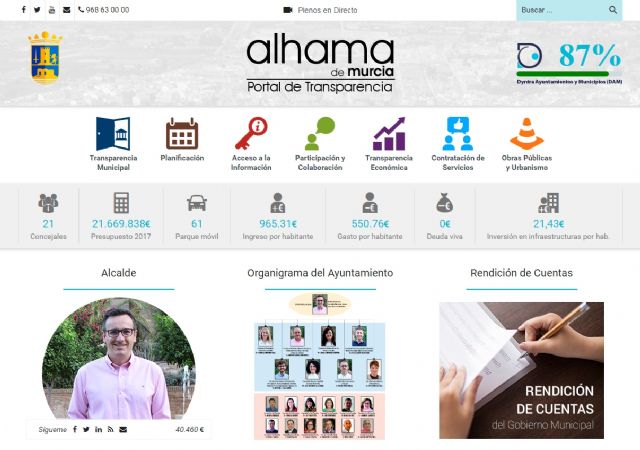 Alhama, el ayuntamiento ms transparente de la Regin de Murcia, Foto 3