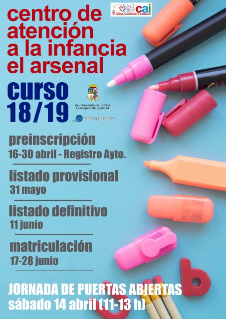 El CAI El Arsenal abre el lunes 16 el periodo de preinscripciones para el curso 2018/19 - 1, Foto 1