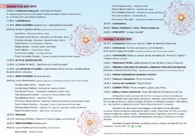 Profesores de la Universidad de Murcia participan en la celebración del 'Orgullo rural' en Serón - 1, Foto 1