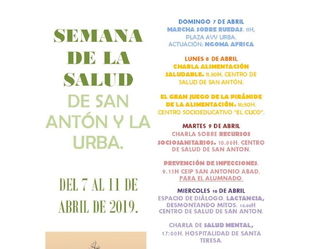 Los barrios de San Antón y la Urba celebran la II Semana de la Salud - 1, Foto 1