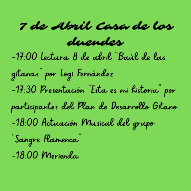 Puerto Lumbreras conmemorará el Día Internacional del Pueblo Gitano con dos jornadas especiales - 4, Foto 4
