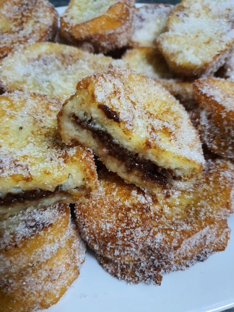 Receta: ¡Receta de torrijas rellenas de crema de cacao! - 3, Foto 3