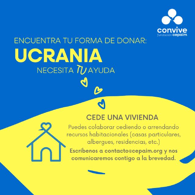 Fundación Cepaim pone en marcha la campaña ´Ucrania necesita TU ayuda: #TúyTúSomosMás´ - 1, Foto 1